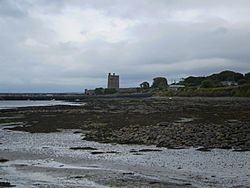 Carrigaholt Castle as seen from the main town area