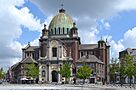 Charleroi - église Saint-Christophe vue de la place Charles II - aout 2014.jpg