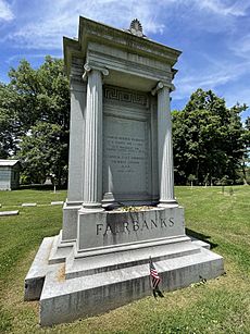 Charles W. Fairbanks grave - June 2022 - Sarah Stierch