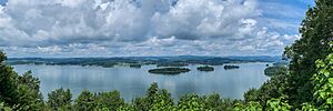 Cherokee Lake view from Panther Creek State Park pano