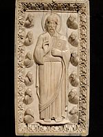 Christ's Mission to the Apostles, about 970-980 AD, Ottonian, Milan, ivory - Cleveland Museum of Art - DSC08609