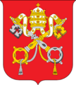 Coat of arms of Vatican City (2023–present)