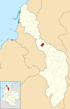 Location of the municipality and town of Cicuco in the Bolívar Department of Colombia