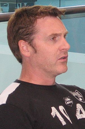 David Kaye at an autograph session at Botcon 2008 in Cincinnati, Ohio (Cropped)