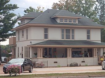 David M. and Lottie Fulmer House, 209 Central Ave. Florence, WI - now an upscale resturant..JPG