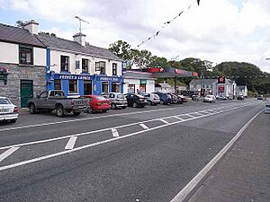 Dromore West lies on the N59