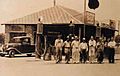 Early Asher gas station