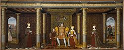 Family of Henry VIII c 1545
