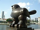 Fernando Botero, Bird (1990), Singapore - 20040616
