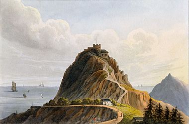 Fort on High Knoll - St Helena, 1821 - Copy