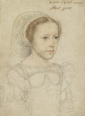François Clouet - Mary, Queen of Scots, ca.1549 -Yale University Art Gallery ag-obj-135971-0001-pub