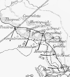 Franco-British advances on the Somme, July-August 1916