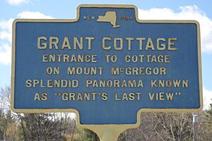 Grant Cottage marker 1
