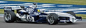Heidfeld (Williams) in practice at USGP 2005