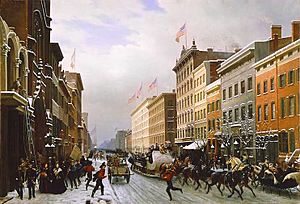 Hippolyte Sebron - Rue De New-York En 1840