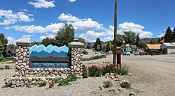 Hot Sulphur Springs sign