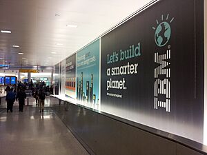 IBM ads at JFK