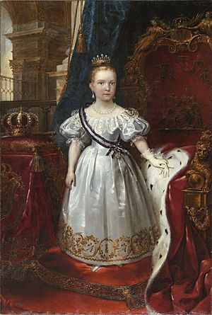 Isabel II, niña