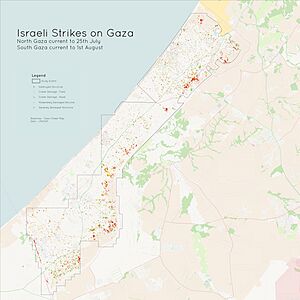Israeli Strikes on North Gaza