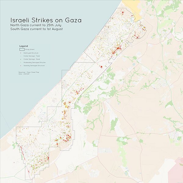 Israeli Strikes on North Gaza