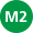 Istanbul M2 Line Symbol.svg