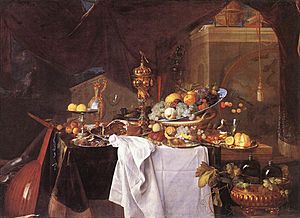 Jan Davidsz. de Heem - A Table of Desserts - WGA11289