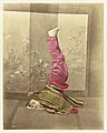 Japanese woman on her head by Baron von Stillfried