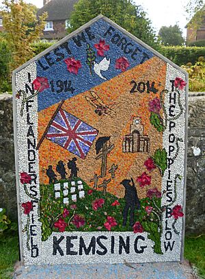 Kemsing Well Dressing 2014