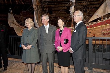 King and Queen of Sweden at the Vasa Museum in 2012 Fo179264 05DIG