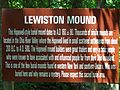 Lewiston Mound Sign Jun 09