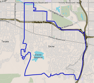 Encino as mapped by the Los Angeles Times