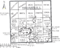 Map of Trumbull County Ohio With Municipal and Township Labels