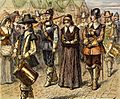 Mary dyer being led
