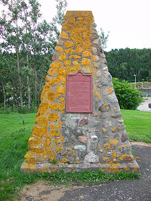 Monument on the site of Nicholas Denys' establishment at Saint-Pierre