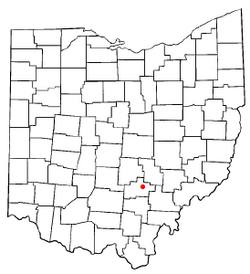 Location of Logan, Ohio