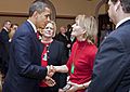 Obama and Beverly Eckert