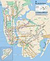 Official New York City Subway Map vc