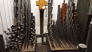 Organ pipework in St. Peter's, Bournemouth