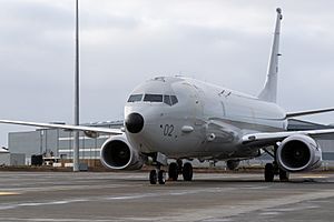 P-8A Poseidon arrives at RAF Lossiemouth for the first time MOD 45166986