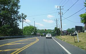 PA 309 at PA 100 in Pleasant Corners