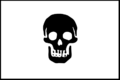Pirate Deaths Head Flag (Levasseur Reversed)