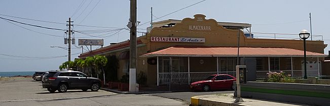 Restaurante El Ancla, Av. Hostos Final, frente al Mar Caribe, Bo. Playa, Ponce, PR, mirando al sur-suroeste (DSC01388C)
