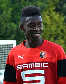 Saint-Lô - Rennes CFA2 20150523 - Ousmane Dembélé 4