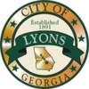 Official seal of Lyons, Georgia