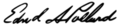 Signature of Edward Alfred Pollard