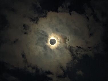 Solar eclipse at James N. Allan Provincial Park - 2024 - 01