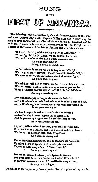 Song of the First of Arkansas