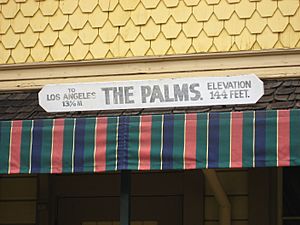 The Palms Depot Sign