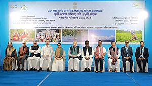 The Union Minister for Home Affairs and Cooperation, Shri Amit Shah at the 25th Eastern Zonal Council meeting, in Kolkata on December 17, 2022 (3)