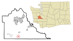 Location of Bucoda, Washington